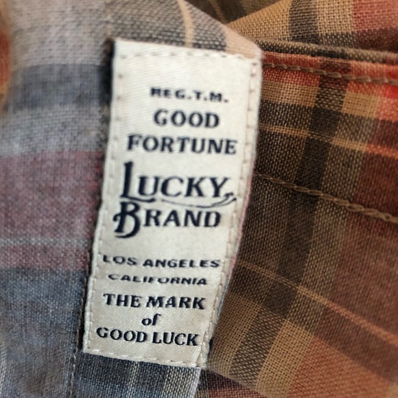 Men’s Lucky Brand Short Sleeve Shirt - Picture 8 of 9